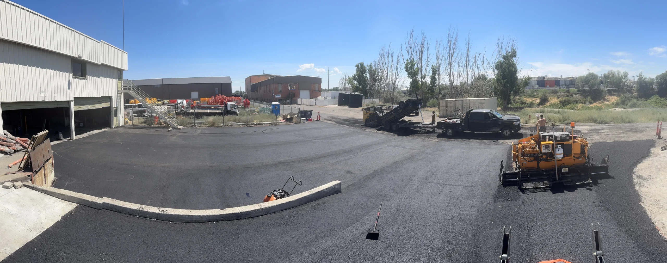 Large-Scale Industrial Asphalt Paving and Site Development