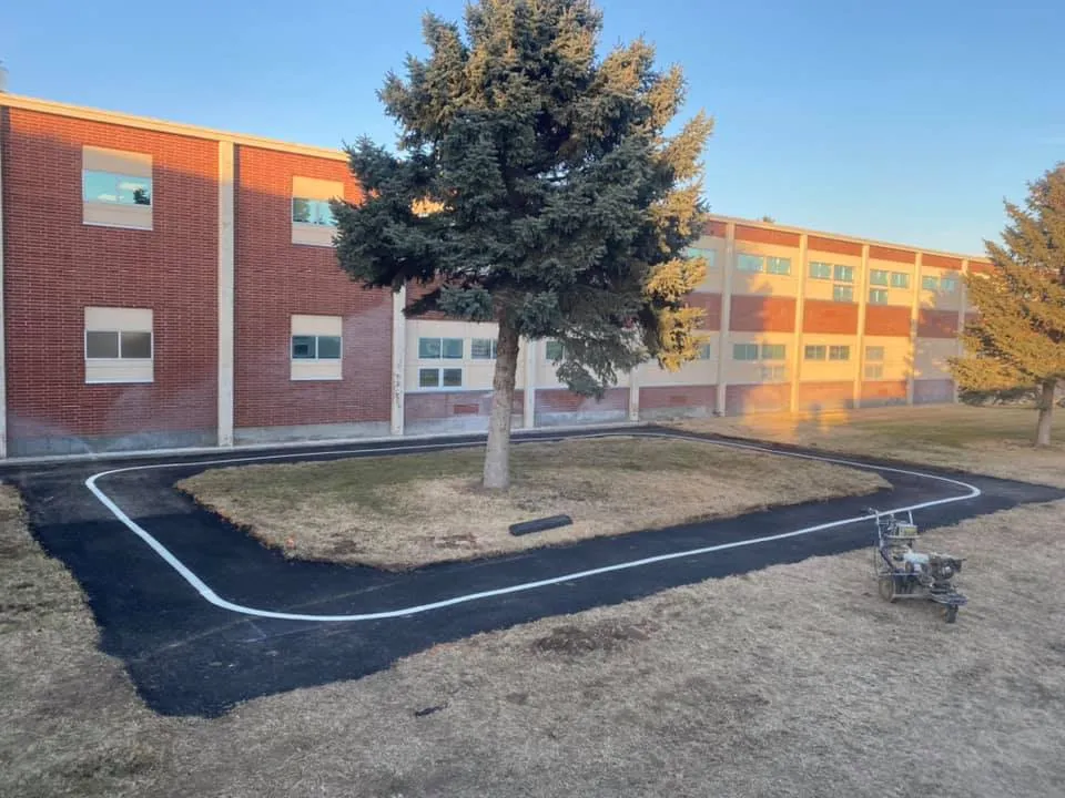 Custom Asphalt Path Paving and Precision Line Striping