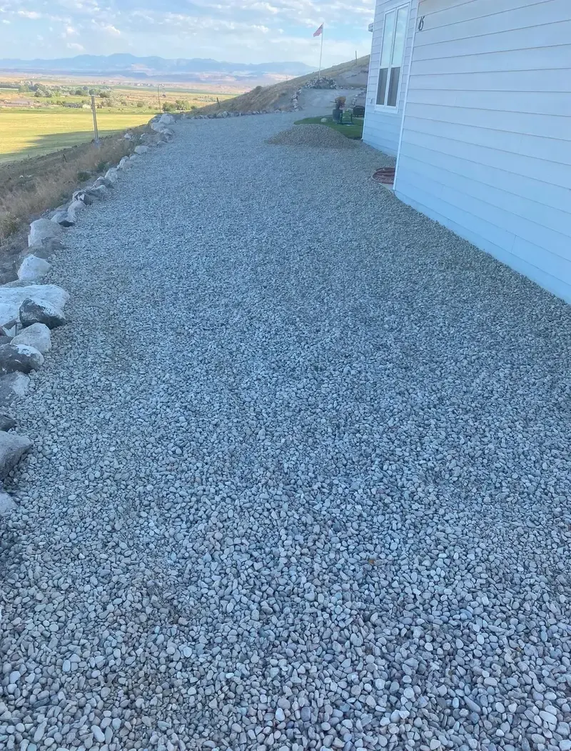 Fresh gravel, clean finish – Reliable rock hauling services to keep your property solid, smooth, and looking great.