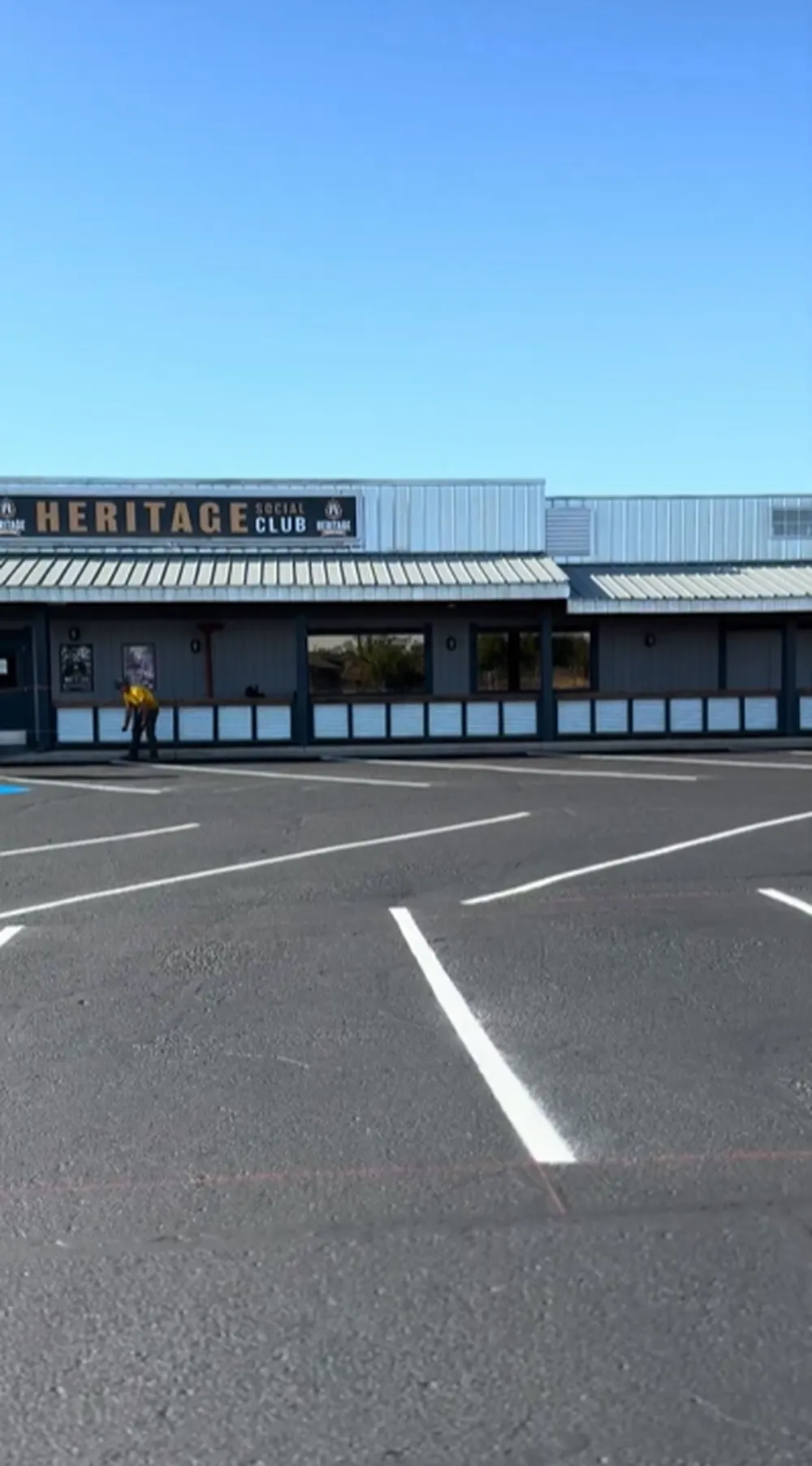 Completed Parking Lot Restriping at Heritage Social Club in Boise, Idaho – Superior Striping