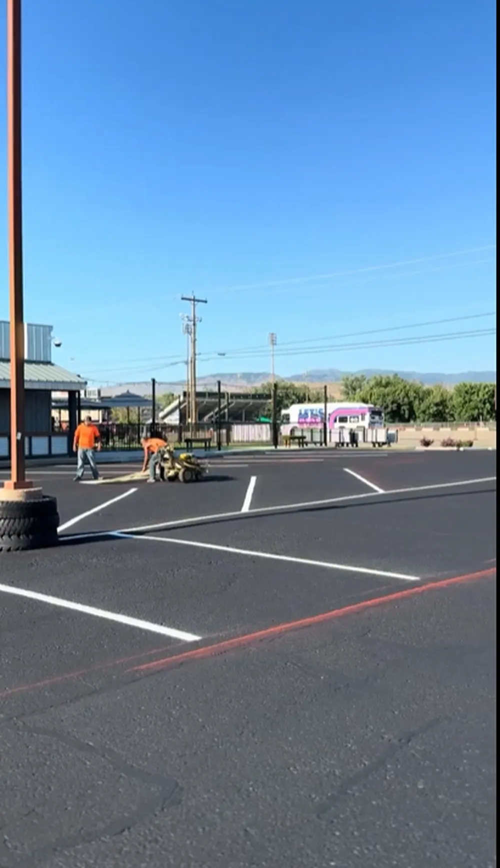 Large Commercial Parking Lot Striping in Boise, Idaho – Superior Striping
