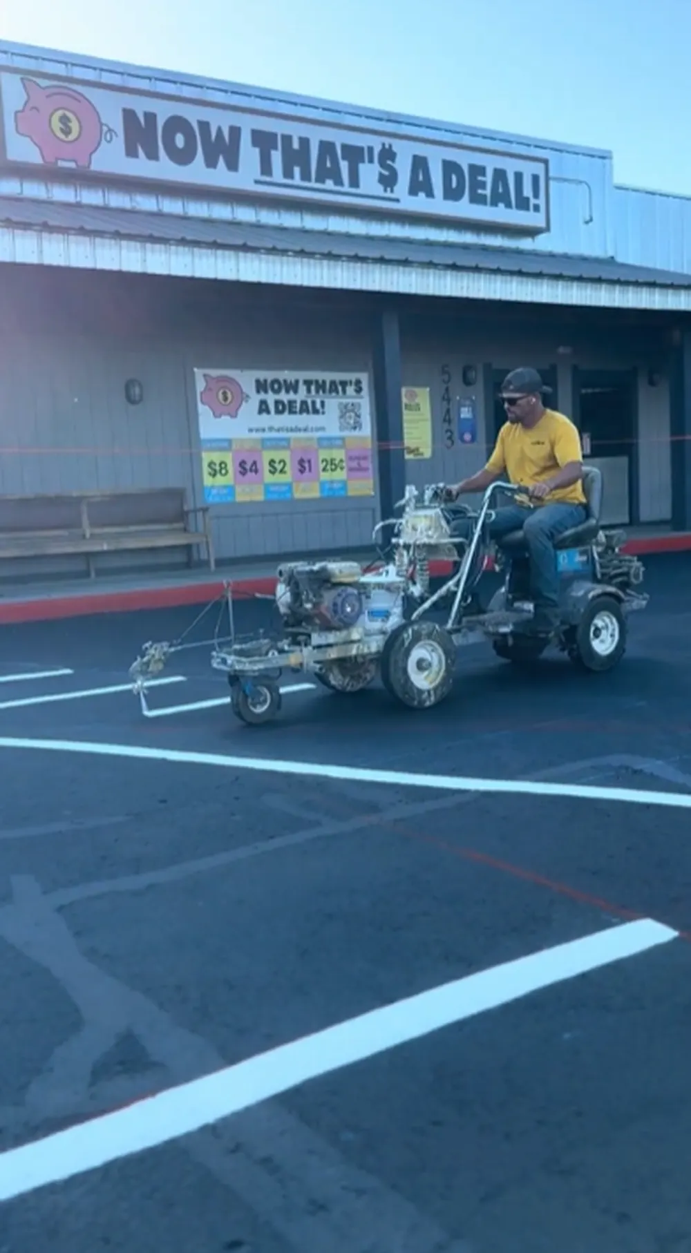 Retail Strip Mall Parking Lot Striping in Boise, Idaho – Superior Striping