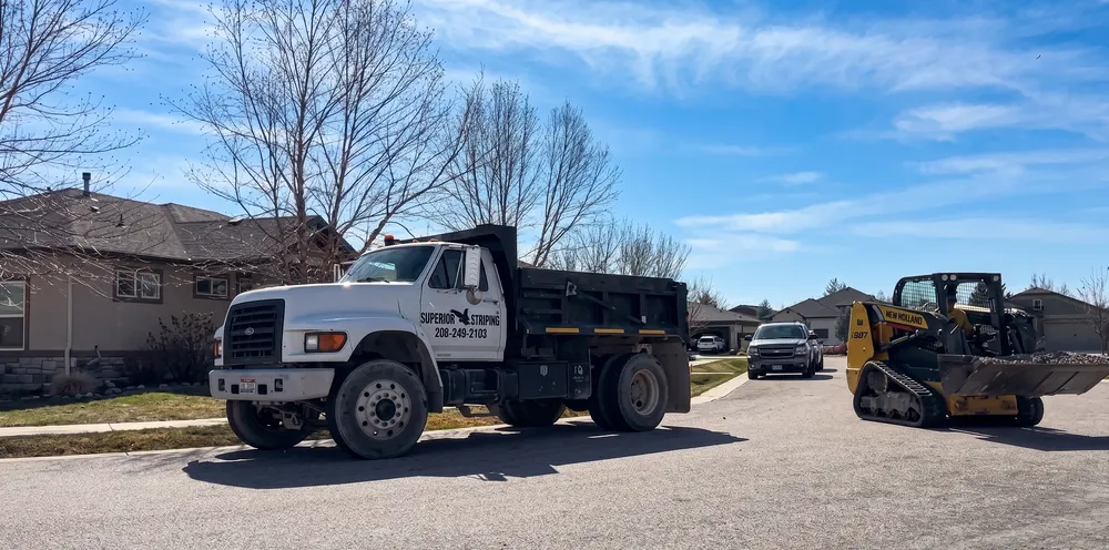 Residential Roadwork & Material Hauling in Idaho | Superior Striping